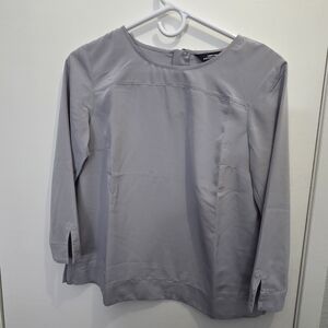 Lands' End Navy and White Label Tag